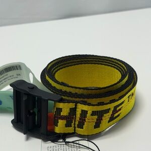 Off-White Yellow and Black Industrial Belt